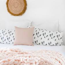 Light Pink Chunky Knit Throw 100 Australian Merino Wool Light Pink Throw Blanket Pink Throw Blanket Knitted Throws
