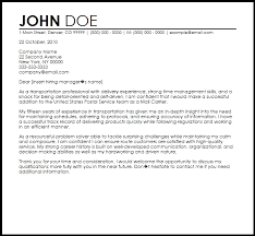 Maybe you would like to learn more about one of these? Free Mail Carrier Cover Letter Template Resume Now