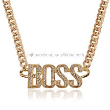 Rio grande jewelry making supplies for the best in jewelry findings and gemstones, tools, jewelry supplies and equipment, and the packaging and display items essential to the success of your jewellery business since 1944. Custom Alloy Cheap Wholesale Micro Pave Crystal Gold Plated Large Cuban Link Gold Chain Letter Charms Boss Necklace Buy Chunky Gold Chain Necklace 22k Gold Chain Necklace Gold Chain Choker Necklace Product On
