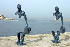 Bronze Sculptures In Marseille France Public Sculpture Surreal Art Sculptures