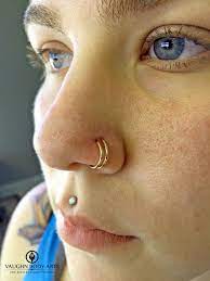 Vaughn Body Arts We Did A Pair Of Nostril Piercings For Cassandra A Double Nose Piercing Celebrities With Nose Piercings Guys With Nose Piercings