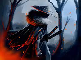 Artstation Lone Samurai Avtandil Gvaramia Samurai Artwork Samurai Warrior Tattoo Samurai Wallpaper