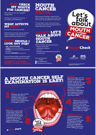 Oral cancer is an ideal cancer to identify early by screening during your routine dental examination. Mouth Cancer Couldbeurmouth Twitter