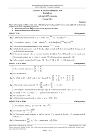 Agenţia naţională pentru curriculum şi evaluare. Semafor ClÄƒdire De Cand Subiecte Bac 2018 Mate M2 Rivedoc Org