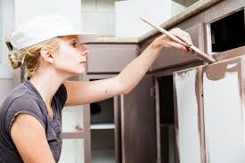 use exterior paint on kitchen cabinets