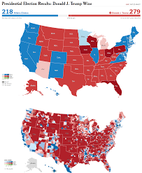 Electoral Map Upon Trump S Victory Map Illustrated Map Electoral Map