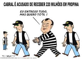 Resultado de imagem para CABRAL ADMITE QUE PEDIU AJUDA FINANCEIRA DE EMPREITEIRO: Charges