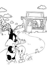 Kleurplaten van alle diseny figuren die je kan bedenken, mickey en minnie, donald en katrien, kwik, kwak en kwek, cars, planes en nog heel veel meer. Baby Looney Tunes Kleurplaat Disney 44 Kleurplaten