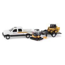 Large inventory in stock · financing available · call today John Deere Construction Toy Set Pickup Truck Trailer Tracked Mini Hoe And Skid Loader Walmart Com Walmart Com