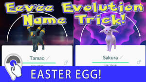 With seven different eeveelutions (and one more on the way!) this normal type pokémon can be evolved into a water. How To Evolve Espeon Umbreon Pokemon Go Generation 2 Eevee Name Change Trick Youtube