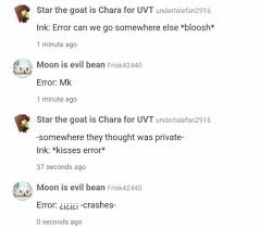 Créditos a sus respectivos autores •cómics e imágenes sacados de tumblr,google, we heart it, y más redes sociales :d• este libro esta publicado sin fines. Pure Errorink Rp Undertale Au Shipping Squad