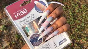 Doing Super Long Nails With Walgreens Nail Kit 9 Nails At Home Youtube