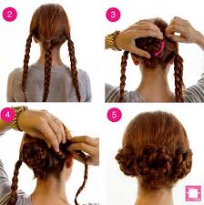 Find all types of braided hairstyles with tutorials from french, box, black, or side braids to braid styles for kids that are easy and make you look gorgeous. How To Get A Triple Braided Bun Stylecaster