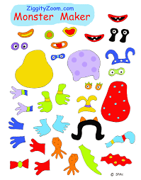 Home Ziggity Zoom Family Make Your Own Monster Monster Craft Kids