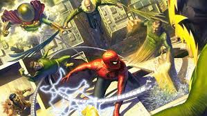 This teaser image standalone looks like it could be for green goblin. Is Spider Man 3 A Spider Verse Sinister Six Movie Den Of Geek