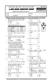 Maybe you would like to learn more about one of these? Terkini Soal Ukk Matematika Kelas 4 Semester 2 Dan Kunci Jawaban