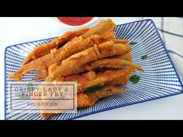 The lady fingers were easy to make, beautiful and delicious! Crispy Lady S Finger Fry Recipe Okra Fry Resepi Bendi Goreng Rangup Youtube