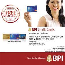 The bank charges a membership fee that should be paid monthly like the edge mastercard at php 110.00. Bpi Credit Card Free Annual Fee For Life Credit Walls