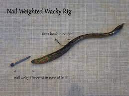 Nail Weighted Wacky Rig Trout Fishing Bait Bass Fishing Fishing Rigs