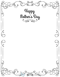 You watch this page probably means you are people that are finding awesome inspirations which is related with owl border printables. Printable Elegant Mothers Day Page Border