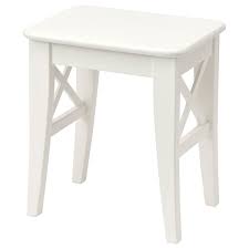 Dressing table with stool ikea. Ingolf White Stool Ikea