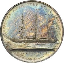 5hell is a cold place: Medal Polar Expedition Of The Belgica In Antartica Belgium Numista