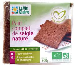 Pain Complet De Seigle Nature La Vie Claire 500 G