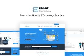 Spark Responsive Hosting Technology Template Agency Bootstrap Chat Domain Hosting Domainhosting Doma Web Hosting Siteground Hosting Website Hosting