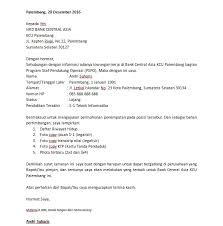 Contoh Surat Lamaran Kerja Program Magang Bakti Bca Dapatkan Contoh