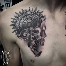 Black And Grey Skull Tattoo Designs Skull Mandala Tattoo Tattoos Skull Tattoo Design Tattoo Artists