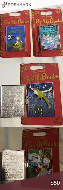 2 Disney Pop Up Book Pins Peter Pan Alice On Orginal Card Backs And In Brand New Condition Have Been Kept In A Baggy To Kee Book Pins Disney Pop Pop