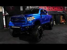 Black And Blue Tis Wheels Custom Royal Blue Toyota Tundra Tis Forged Wheels 2018 La Auto Show Youtube Toyota Tundra La Auto Show Tundra