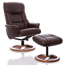Morris Living Leder Relaxsessel Liegesessel The Mandalay Mit Hocker Nussbraun Ledersessel Sessel Ohrensessel Leder