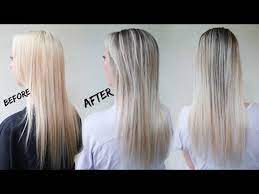 How To Reverse Balayage A K A Smudge Root Ft Redken Blur Brush Youtube Reverse Balayage Shadow Roots Hair Hair Color Techniques