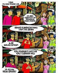 Gambar kartun pertama adalah doraemon. Meme Ina Sedih