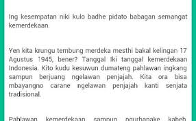 Cerita cerkak limrahipun kirang kompleks tinimbang novel. Contoh Cerkak Bahasa Jawa Singkat Tema Pendidikan Theme Listing