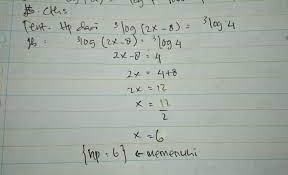 Maybe you would like to learn more about one of these? Contoh Soal Persamaan Logaritma Dan Pembahasannya Brainly Co Id