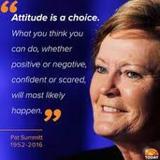 Sometimes you learn more from losing than winning. Pat Summitt