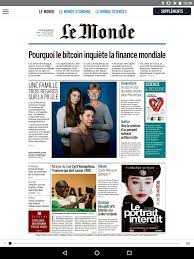 International, france, société, economie, culture, environnement, blogs. Journal Le Monde Fur Android Apk Herunterladen