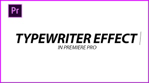 Learn how a cool animated typewriter effect with adobe after effects. Typewriter Effect In Premiere In Just 2 Minute 2020 Youtube