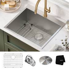 single bowl deep laundry utility sink