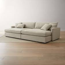 Ensure your chaise longue sofa stays looking its best with our cleaning spray and protector, which will treat the fabric to repel stains and spills. Lounge 2 Piece Double Chaise Sectional Sofa Reviews Crate And Barrel