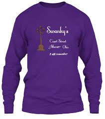Swanky S Court Street Athens Ohio I Still Remember Purple T Shirt Front Lustige Laufshirts Just For You