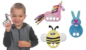 Literacy activities for toddler | capital and small alphabets learn for kindergarten activities. Animal Finger Puppets Easy Craft For Kids S S Blog