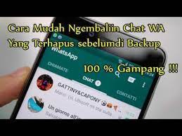 5 cara mengembalikan foto yang terhapus di android 100% berhasil. Cara Mengembalikan Pesan Whatsapp Yang Terhapus Dan Belum Di Backup Youtube