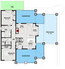 Plan 18300be Delightful 2 Bed Space Saving Bungalow House Plan House Plans One Story Bungalow House Plans House Plans