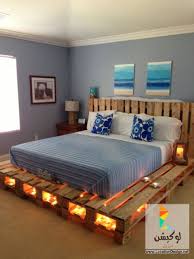 غرف نوم مودرن بصناعة يدوية 2015 لوكيشن ديزاين تصميمات ديكورات أفكار جديدة مصر Locationdesign Diy Pallet Furniture Wooden Pallet Beds Diy Pallet Bed