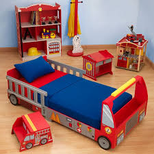 Modern toddler bed by kidkraft. Kidkraft Fire Truck Toddler Bed