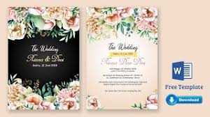 Dengan memiliki berbagi format undangan pernikahan format word, maka usaha percetakan siapapun bisa memberikan produk undangan tidak sedikit yang mencari di search engine mengenai download template undangan ms word, undangan pernikahan doc, download undangan. Cara Membuat Undangan Pernikahan Dengan Microsoft Word 2010 Youtube