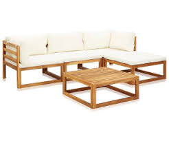 Table 2 places et chaises. Vidaxl Salon De Jardin En Bois D Acacia 5 Pieces Au Meilleur Prix Sur Idealo Fr